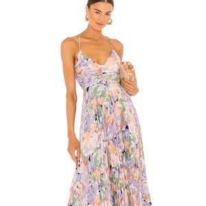 REVOLVE ASTR the Label Blythe Dress in Coral Multi